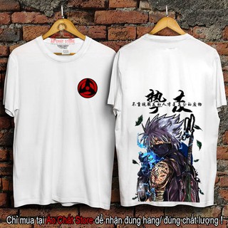 Áo thun Kakashi Naruto cực chất - Áo phông in hình Hatake Kakashi Naruto đẹp NT22
