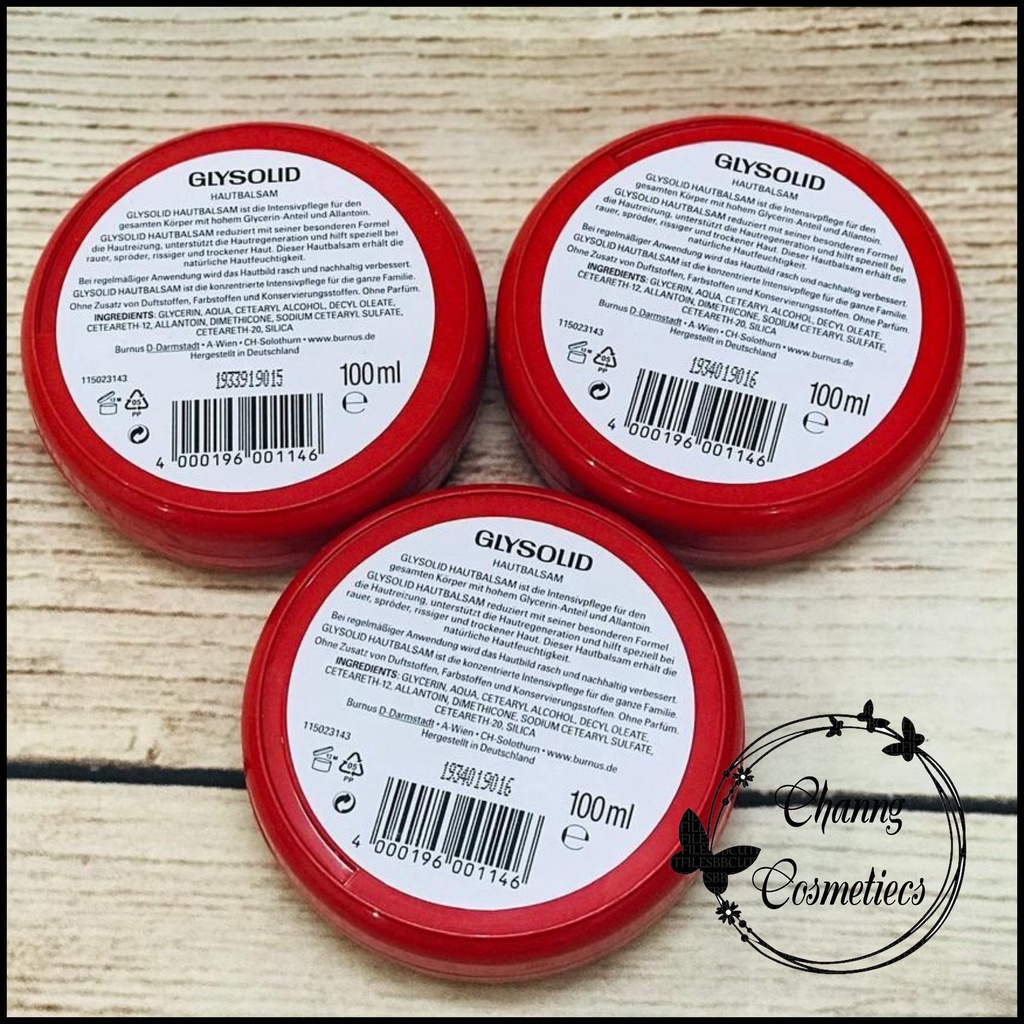 Kem nẻ của Đức GLYSOLID CHỐNG DA KHÔ NỨT NẺ 100ML
