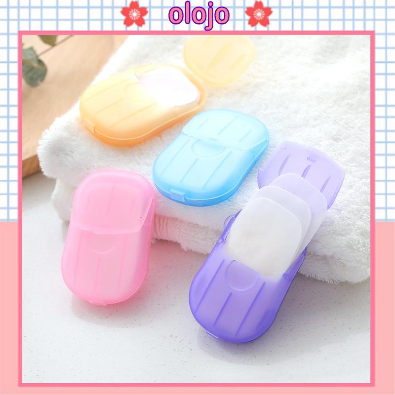 ⚜️Hộp 20 tấm xà phòng giấy dùng một lần tiện lợi dành cho đi du lịch