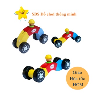 Đồ chơi gỗ Winwintoys - Xe đua biến hình