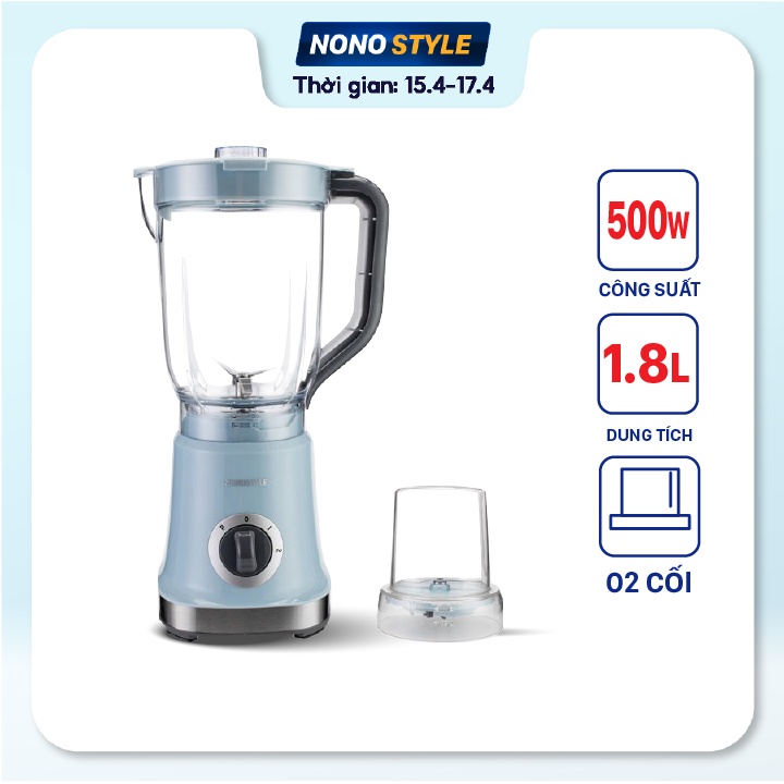 Máy Xay Sinh Tố Đa Năng NONOSTYLE (1,8L) BẢO HÀNH 12 THÁNG