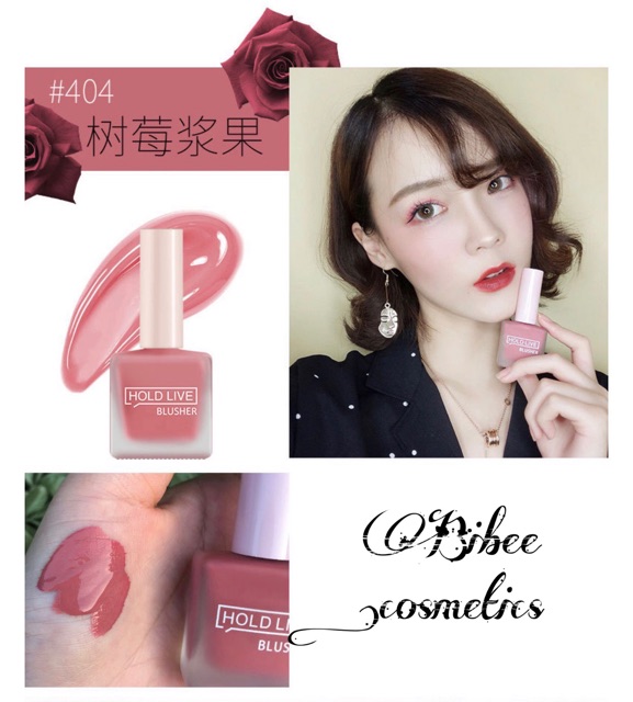 Má Hồng Kem Holdlive Fruit Juice Blusher dạng lỏng