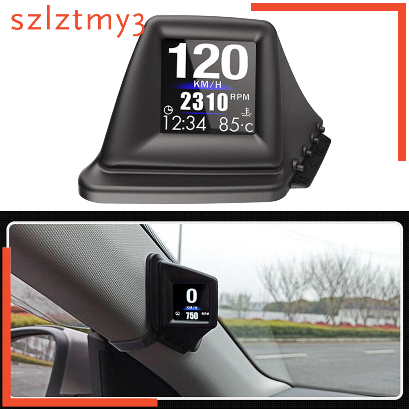 [YOLO] Car Head Up Display GPS OBD2 OBD Driving Computer Voltmeter LCD Screen