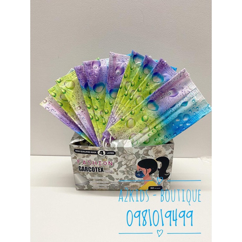 [Phiên Bản Giới Hạn] Khẩu Trang Cao Cấp 4 Lớp Họa Tiết Thời Trang FASHION GARCOTEX MASK ISO 9001 | BigBuy360 - bigbuy360.vn