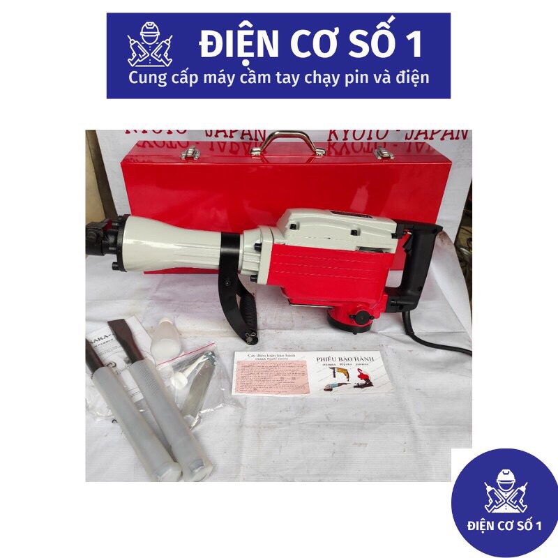 MÁY ĐỤC BÊ TÔNG 30MM OSAKA 1500W PH65 NEW 100.% TẶNG KÈM 2 MŨI ĐỤC