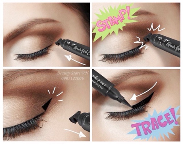 [Chính Hãng💋] Bút Kẻ Mắt Nước 2 Đầu Nhấn Đuôi Mắt Lâu Trôi | BigBuy360 - bigbuy360.vn