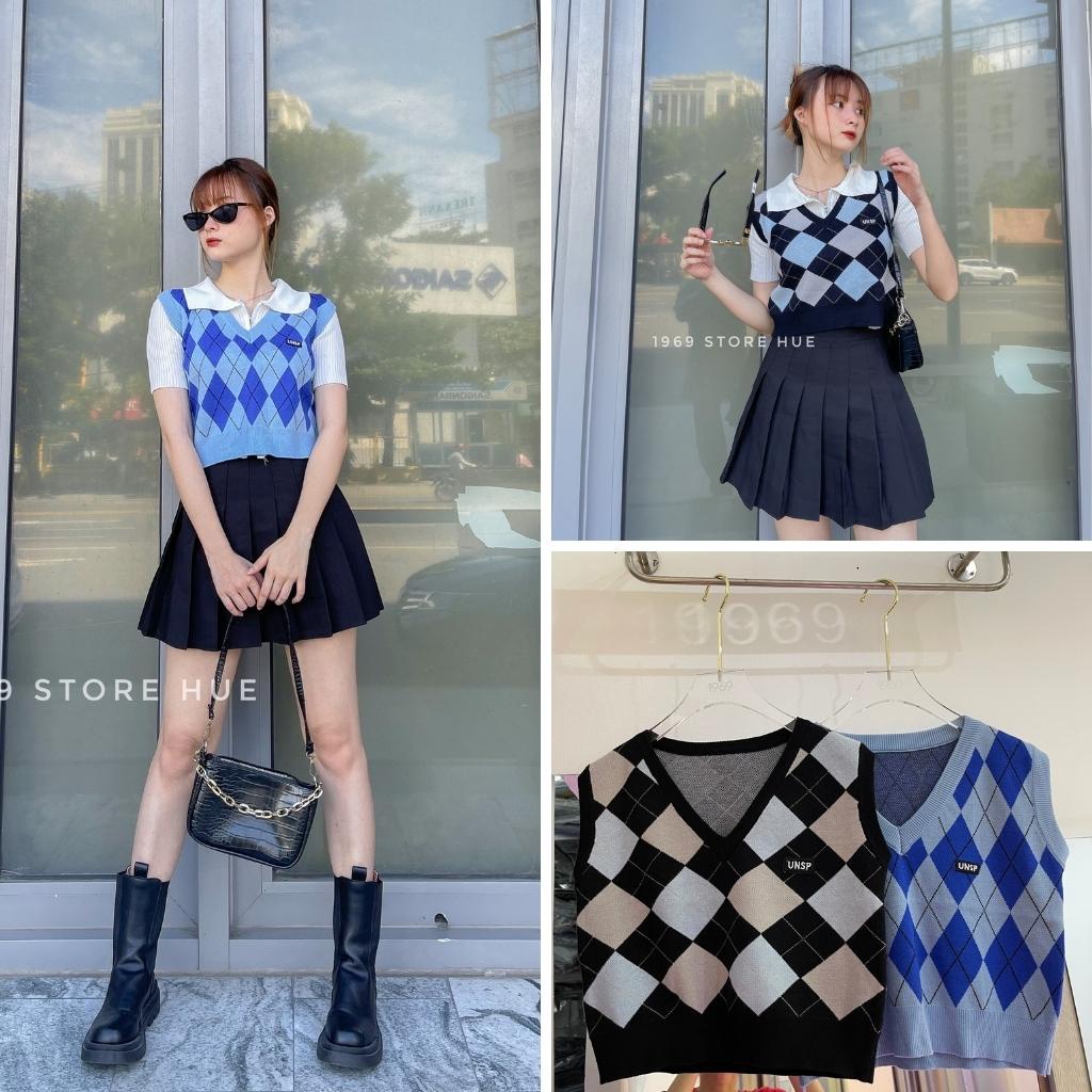 Len  gile  nữ  trám  logo  N02  2  màu  freesize  trendy  1969storehue