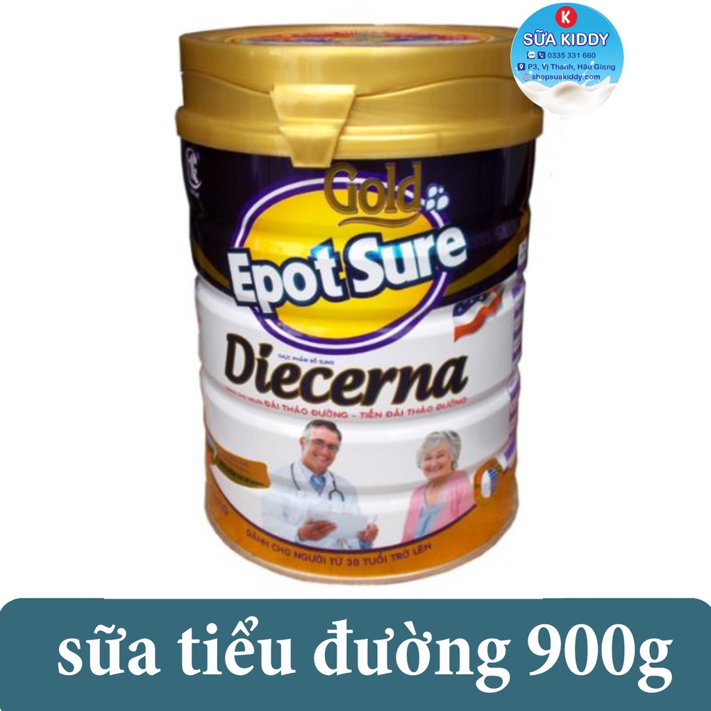 combo 2 lon sữa tiểu đường epotsureDiecerna 900g