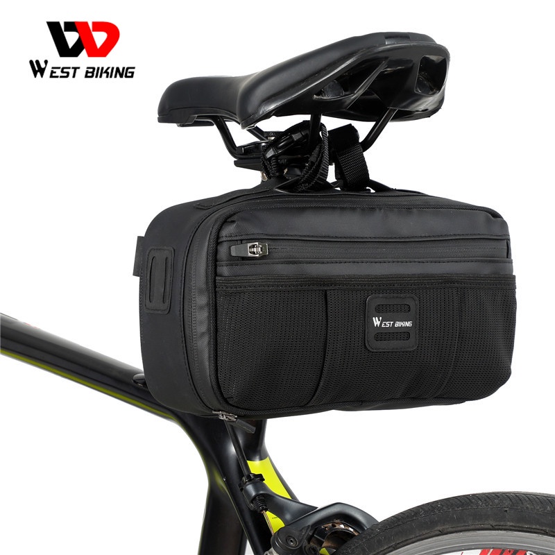 Túi đựng đồ đa năng WEST BIKING gắn ghi đông xe đạp leo núi tiện dụng