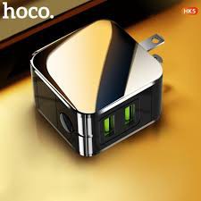 Cốc Sạc Nhanh Đa Năng Hoco HK5 Dual USB Chính Hãng - Cốc Sạc Tự Ngắt - Có Màn Hình LED - BH 12 Tháng .