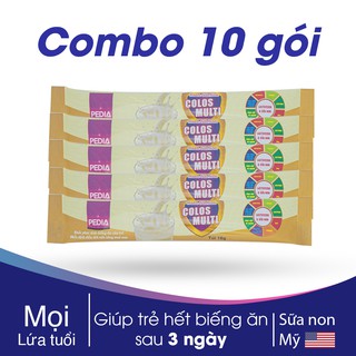 Combo 10 Gói Mama Sữa Non Colos Multi Pedia sản phẩm chuyên biệt dành cho trẻ biếng ăn - Hết biếng ăn sau 3 ngày