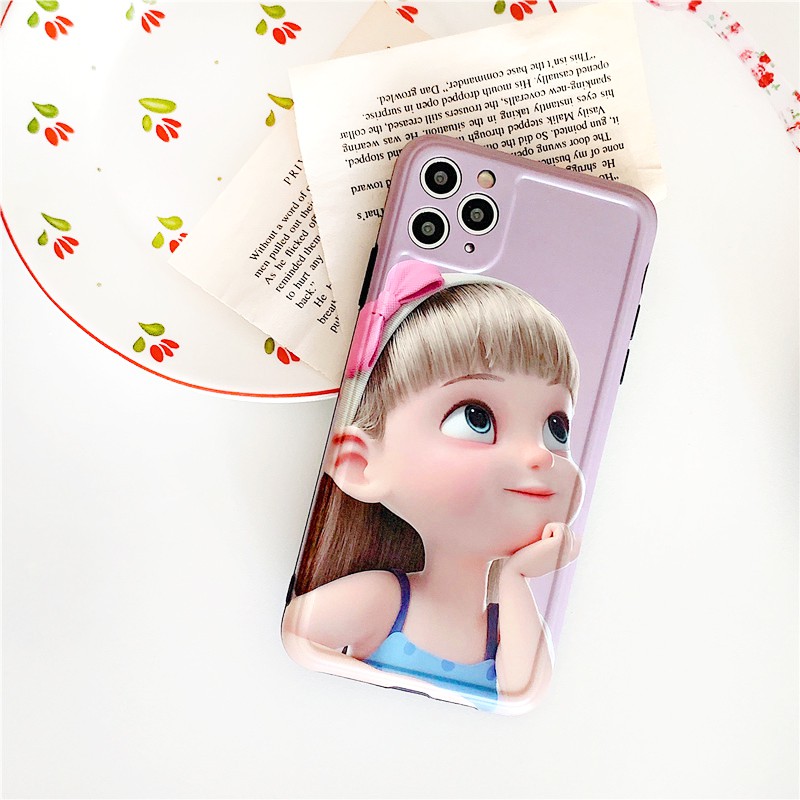 Ốp lưng iphone Baby IMD viển nổi cạnh cong 5/5s/6/6plus/6s/6splus/7/7plus/8/8plus/x/xr/xs/11/12/pro/max/plus/promax | BigBuy360 - bigbuy360.vn
