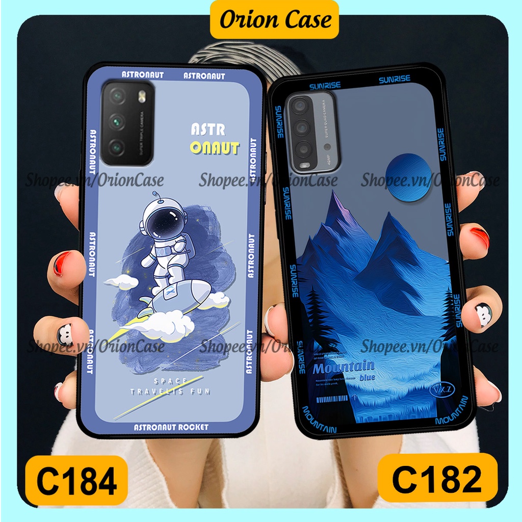 Ốp Xiaomi Redmi 9T - Poco M3 in hình astronaut pro nasa, moutain cá tính.ốp lưng chống sốc.