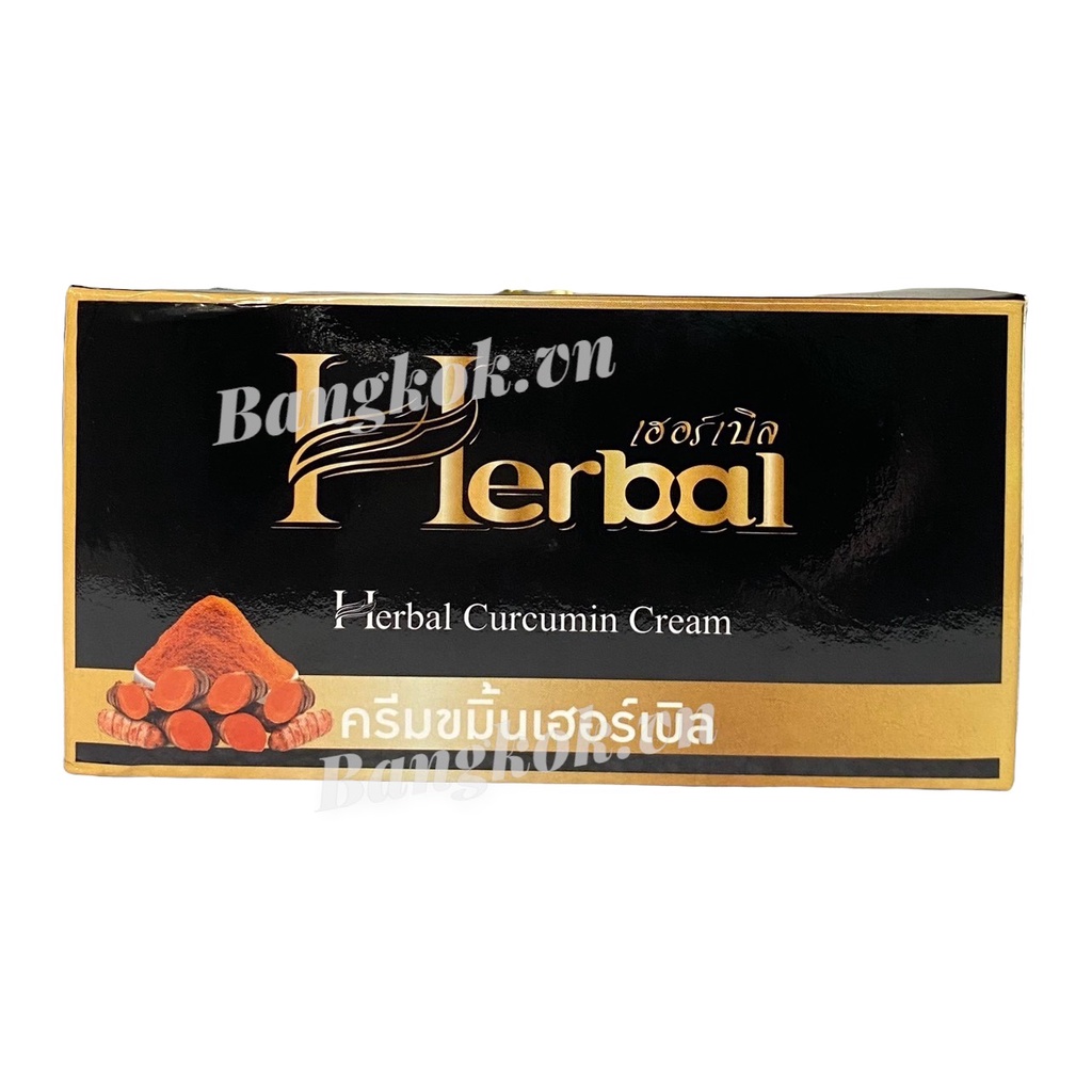 01 Hủ Kem NGHỆ ĐEN Herbal Thái Lan