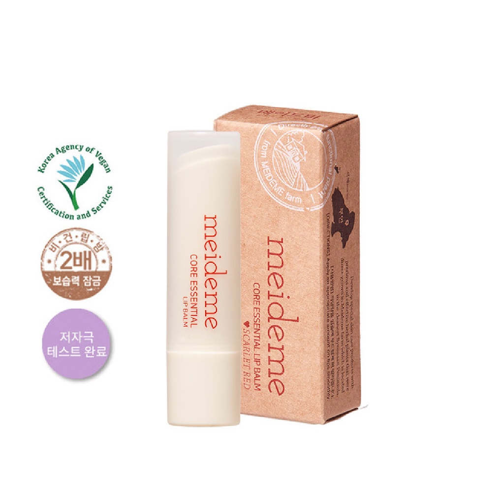 Son dưỡng môi thuần chay Meideme tinh chất hoa dâm bụt vàng