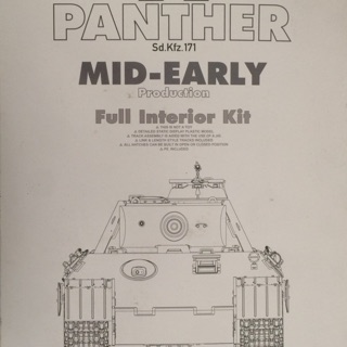 Mô hình xe tăng Panther 1/35 full nội thất