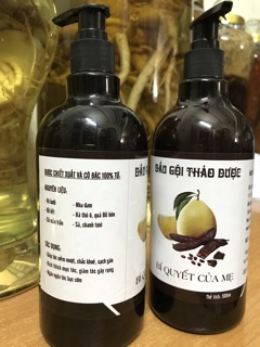 500ML DẦU GỘI THẢO DƯỢC #TRỊ BẠC TÓC - KÍCH THÍCH MỌC TÓC