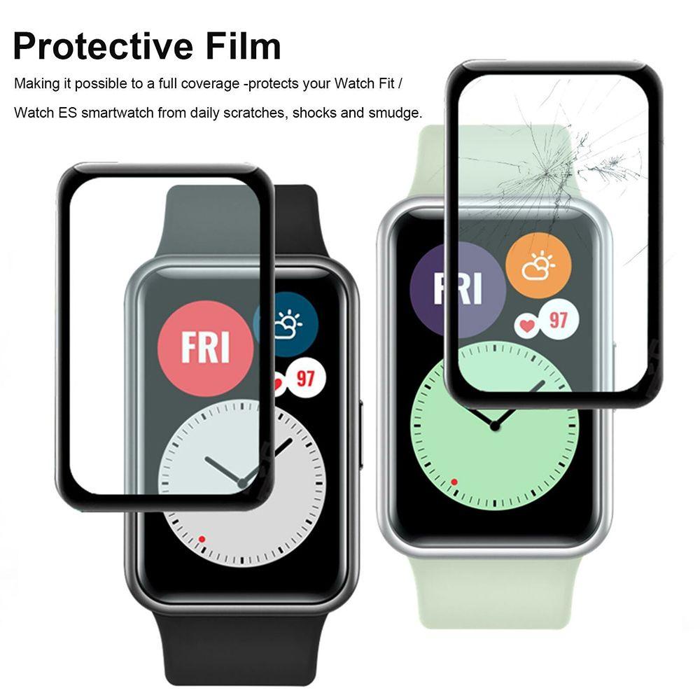 MYRONGVN Set 1 / 2 Kính Cường Lực 3D Bảo Vệ Màn Hình Đồng Hồ Huawei Watch Fit / Honor Watch ES