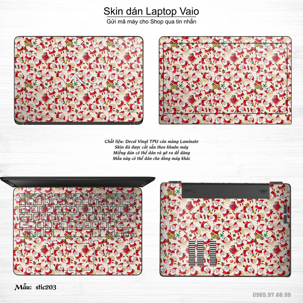 Skin dán Laptop Sony Vaio in hình Hoa văn sticker nhiều mẫu 33 (inbox mã máy cho Shop)