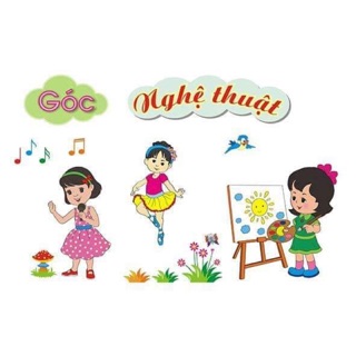 Tranh góc decal mầm non(Tranh chuẩn màu và chất lượng )