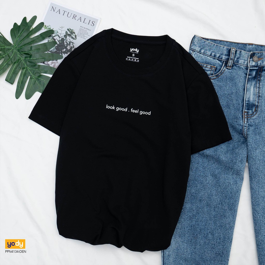 Áo Phông Thun Nữ YODY Đủ Màu, Đủ Size, Thiết Kế Basic Chất Vải Cotton Thoáng Mát PPN4134