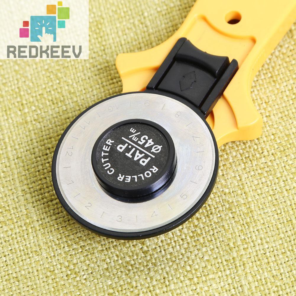 Bộ 5 Lưỡi Dao Cắt Gia Công Vật Liệu Da 45mm Redkeev 1.13