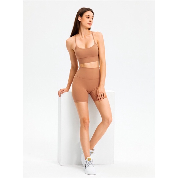 Quần Tập Thể Thao Lululemon Align High Rise Short 6" Không Đường May Tập Gym - YoGa Cao Cấp DK067	067