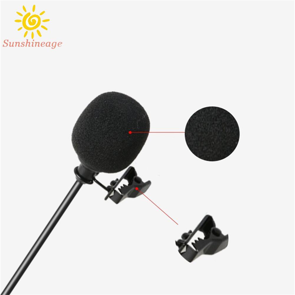 SUNAGE- ~4Pin-XLR 3.5MM Lavalier Lapel Microphone For Sennheiser For Shure Wireless Black【SUNAGE-HOT Fashion】