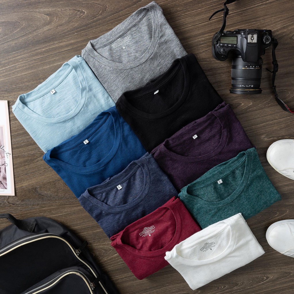 Áo Thun Nam Đẹp Cao Cấp Mát Dễ Chịu-Áo thun trơn vải cá sấu cotton cao cấp ngắn tay cực sang trọng | BigBuy360 - bigbuy360.vn