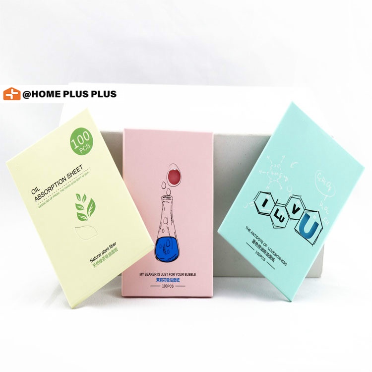 Bộ 100 giấy cotton sợi tre làm sạch lỗ chân lông hiệu quả