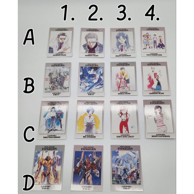 Thẻ bài giấy Neon Genesis Evangelion, Bandai 11