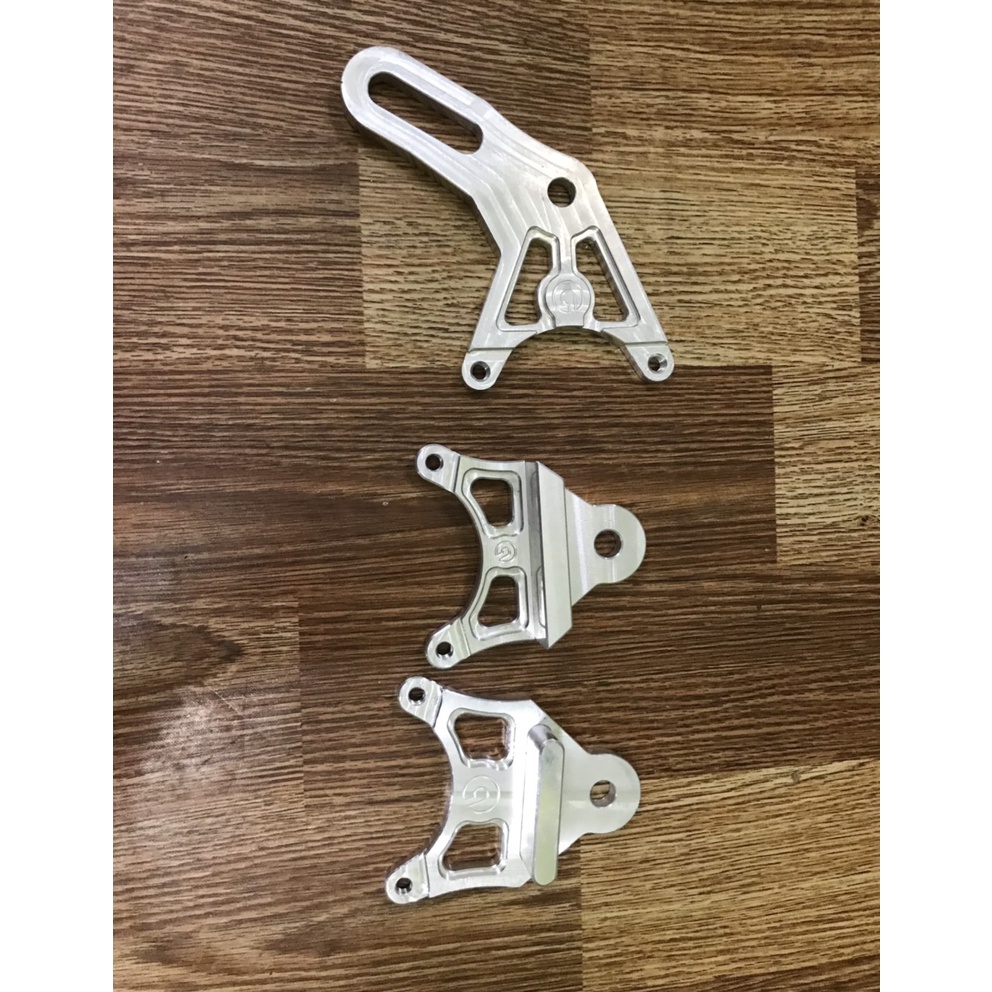 PÁT NHÔM CNC SAU LÊN HEO DẦU 2 PÍT BREMBO NISIN FRANDO...CHO TẤT CẢ CÁC DÒNG XE DREAM WAVE SIRIUS EXCITER WINNER RAIDER