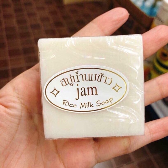 Xà Phòng Cám Gạo Thái Lan Jam Rice Milk Soap