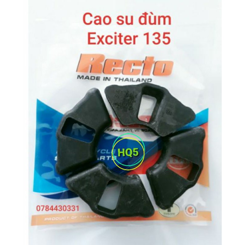 Cao su đùm Exciter 135 Recto, thái lan.