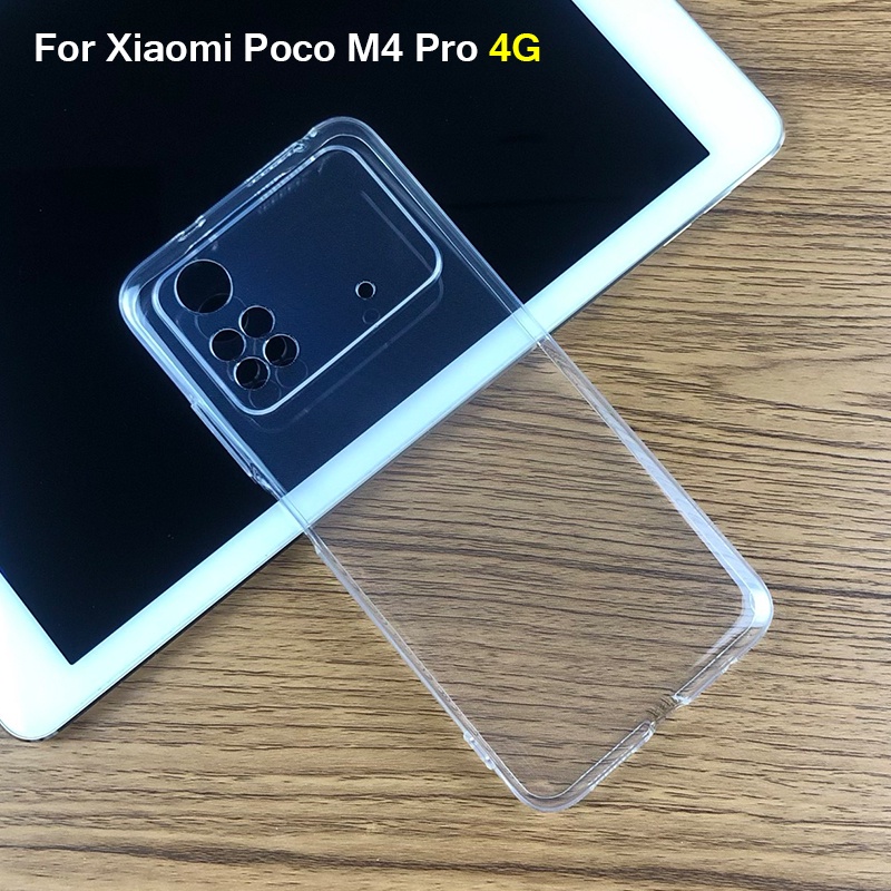 Ốp Điện Thoại TPU Mềm Trong Suốt Cho Xiaomi Poco X4 Pro F4 F3 GT M4 M3 X3 Pro NFC 5G C40