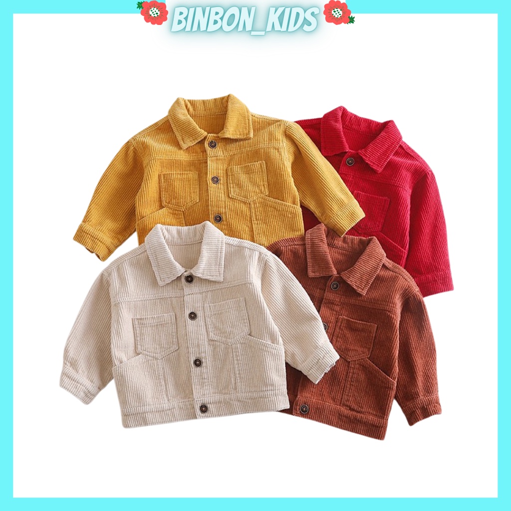 Áo khoác cho bé trai bé gái hàn quốc xuất xịn Binbon kids, quần áo bé trai bé gái chất nỉ Nhung 1 lớp cao cấp từ 6-28kg