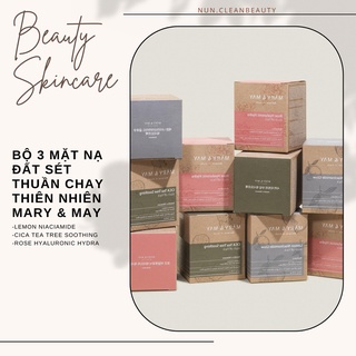 [DATE 23.06.2025] Mặt nạ đất sét thuần chay thiên nhiên Mary & MAY 125g [nun.cleanbeauty]