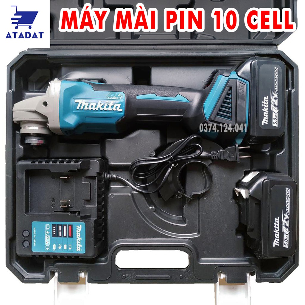 Máy Mài Dùng Pin MAKITA 199V Động cơ BL không than - 100% Đồng, Máy mài - cắt sắt, tường, gỗ, nhôm