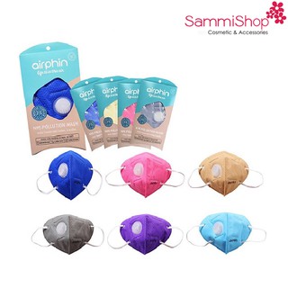 Khẩu trang chống ô nhiễm Airphin Pollution Mask PM2.5 FFP2 người lớn