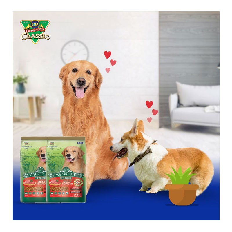 [400g] Thức ăn hạt Classic Pets cho chó trưởng thành vị bò - Lida Pet Shop