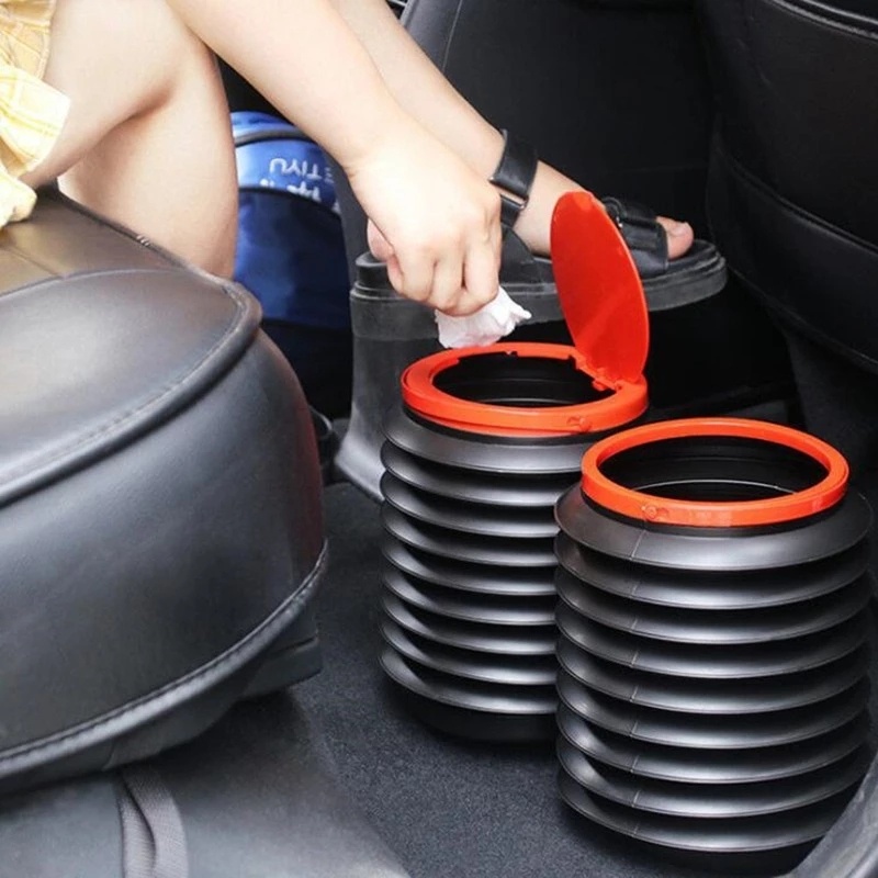 Thùng Đựng Rác 4L Gấp Gọn Tiện Dụng Cho Xe Hơi