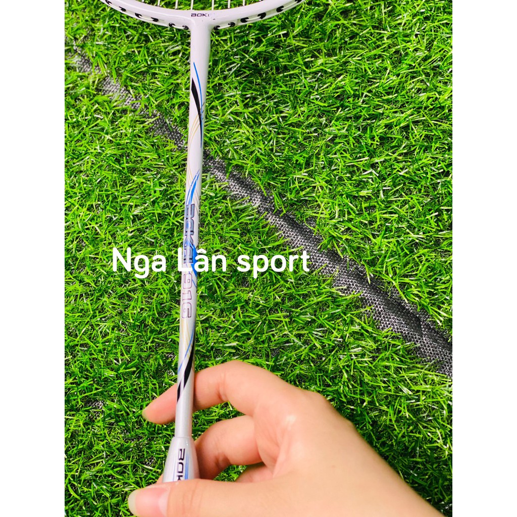 Vợt cầu lông Bokai chính hãng  siêu bền khung vợt chịu lực cao - clip thật ảnh tự chụ