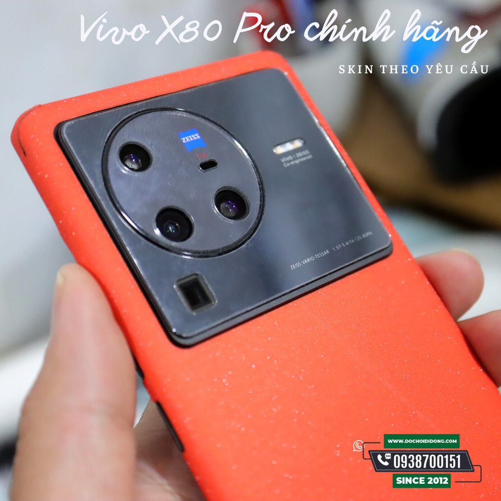 Miếng dán PPF Hydorgen Skin Màu Cam Nội Địa Vivo X80 Pro chính hãng cao cấp