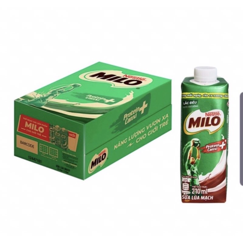 Milo teen cho giới trẻ ít đường 210ml