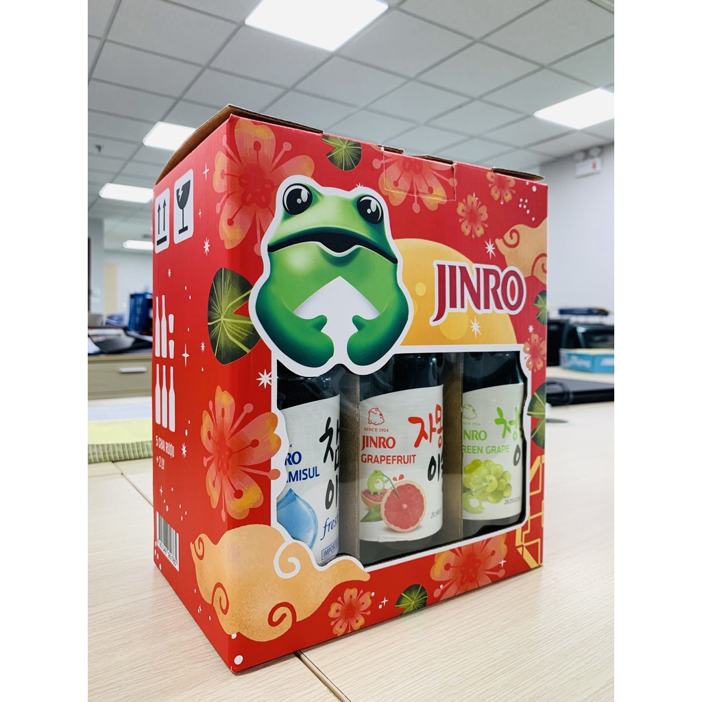 Combo 6 chai Nước Vị Trái Cây Jinro - Hàn Quốc