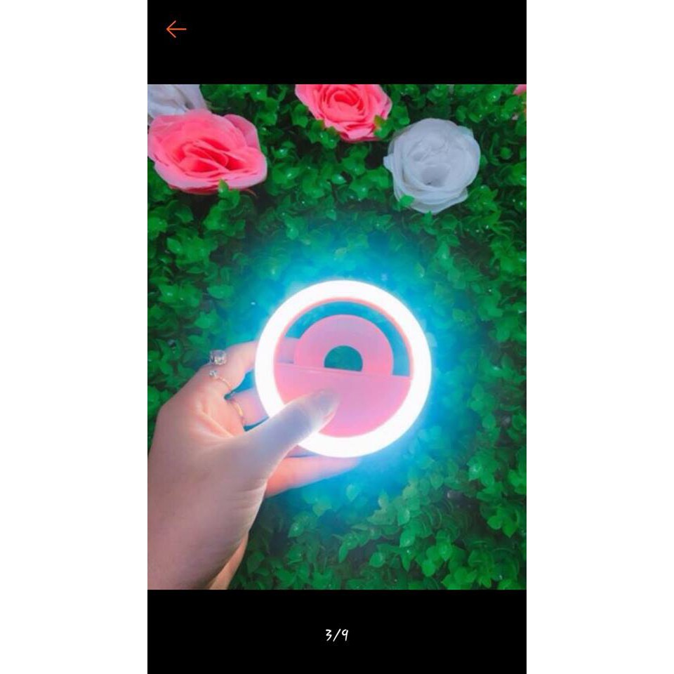 Đèn LED Tròn mini RK12 hỗ trợ selfie