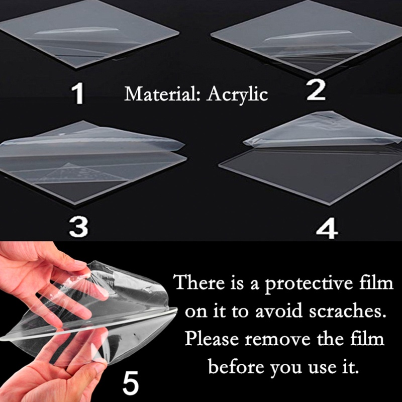 Bộ 3 Giá Đỡ Trưng Bày Trang Sức / Búp Bê Bằng Acrylic Tiện Dụng