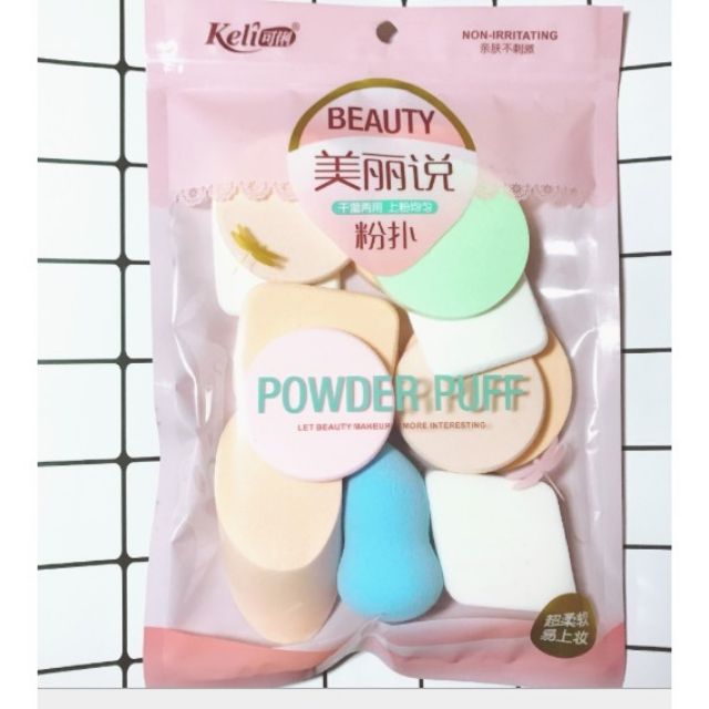 Bộ 13 mút make up Keli