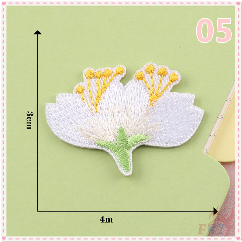 1 Miếng Vá Quần Áo Thêu Hình Hoa Anh Đào