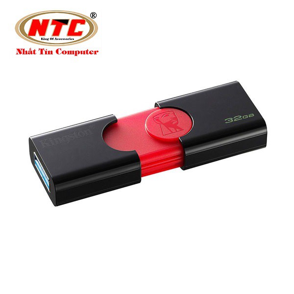 USB 3.0 Kingston DataTraveler DT106 32GB (Đen đỏ) | BigBuy360 - bigbuy360.vn